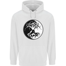 Yggdrasil Tree Mens 80% Cotton Hoodie White