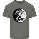 Yggdrasil Tree Mens Cotton T-Shirt Tee Top Charcoal