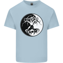 Yggdrasil Tree Mens Cotton T-Shirt Tee Top Light Blue