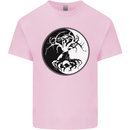 Yggdrasil Tree Mens Cotton T-Shirt Tee Top Light Pink