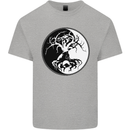 Yggdrasil Tree Mens Cotton T-Shirt Tee Top Sports Grey
