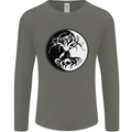 Yggdrasil Tree Mens Long Sleeve T-Shirt Charcoal