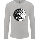 Yggdrasil Tree Mens Long Sleeve T-Shirt Sports Grey