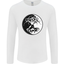 Yggdrasil Tree Mens Long Sleeve T-Shirt White