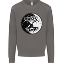 Yggdrasil Tree Mens Sweatshirt Jumper Charcoal
