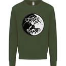Yggdrasil Tree Mens Sweatshirt Jumper Forest Green