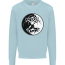 Yggdrasil Tree Mens Sweatshirt Jumper Light Blue