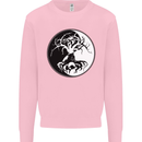 Yggdrasil Tree Mens Sweatshirt Jumper Light Pink