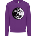 Yggdrasil Tree Mens Sweatshirt Jumper Purple