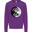 Yggdrasil Tree Mens Sweatshirt Jumper Purple