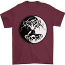 Yggdrasil Tree Mens T-Shirt Cotton Gildan Maroon