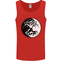 Yggdrasil Tree Mens Vest Tank Top Red