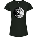Yggdrasil Tree Womens Petite Cut T-Shirt Black