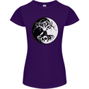 Yggdrasil Tree Womens Petite Cut T-Shirt Purple