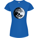 Yggdrasil Tree Womens Petite Cut T-Shirt Royal Blue