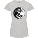 Yggdrasil Tree Womens Petite Cut T-Shirt Sports Grey