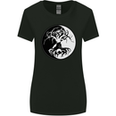 Yggdrasil Tree Womens Wider Cut T-Shirt Black