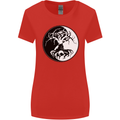 Yggdrasil Tree Womens Wider Cut T-Shirt Red