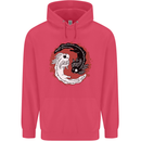 Yin Yang Axoloti Childrens Kids Hoodie Heliconia
