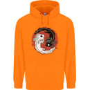 Yin Yang Axoloti Childrens Kids Hoodie Orange