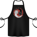 Yin Yang Axoloti Cotton Apron 100% Organic Black