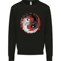 Yin Yang Axoloti Kids Sweatshirt Jumper Black