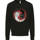 Yin Yang Axoloti Kids Sweatshirt Jumper Black