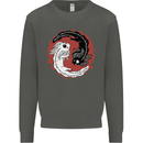 Yin Yang Axoloti Kids Sweatshirt Jumper Storm Grey