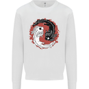 Yin Yang Axoloti Kids Sweatshirt Jumper White