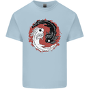 Yin Yang Axoloti Kids T-Shirt Childrens Light Blue