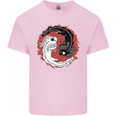 Yin Yang Axoloti Kids T-Shirt Childrens Light Pink