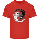Yin Yang Axoloti Kids T-Shirt Childrens Red