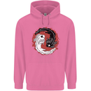 Yin Yang Axoloti Mens 80% Cotton Hoodie Azelea