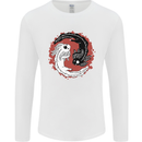 Yin Yang Axoloti Mens Long Sleeve T-Shirt White