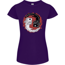 Yin Yang Axoloti Womens Petite Cut T-Shirt Purple