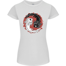Yin Yang Axoloti Womens Petite Cut T-Shirt White