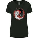 Yin Yang Axoloti Womens Wider Cut T-Shirt Black