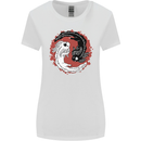 Yin Yang Axoloti Womens Wider Cut T-Shirt White