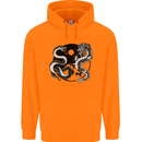 Yin Yang Dragons Japan Japanese Childrens Kids Hoodie Orange