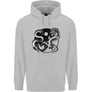 Yin Yang Dragons Japan Japanese Childrens Kids Hoodie Sports Grey