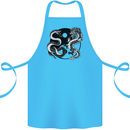 Yin Yang Dragons Japan Japanese Cotton Apron 100% Organic Turquoise