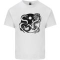 Yin Yang Dragons Japan Japanese Kids T-Shirt Childrens White
