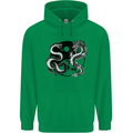Yin Yang Dragons Japan Japanese Mens 80% Cotton Hoodie Irish Green
