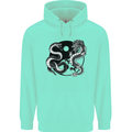 Yin Yang Dragons Japan Japanese Mens 80% Cotton Hoodie Peppermint