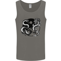 Yin Yang Dragons Japan Japanese Mens Vest Tank Top Charcoal