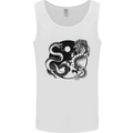 Yin Yang Dragons Japan Japanese Mens Vest Tank Top White