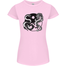 Yin Yang Dragons Japan Japanese Womens Petite Cut T-Shirt Light Pink