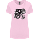 Yin Yang Dragons Japan Japanese Womens Wider Cut T-Shirt Light Pink