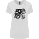 Yin Yang Dragons Japan Japanese Womens Wider Cut T-Shirt White