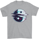 Yin Yang Glitch Yoga Meditation SCI-FI MMA Mens T-Shirt Cotton Gildan Sports Grey